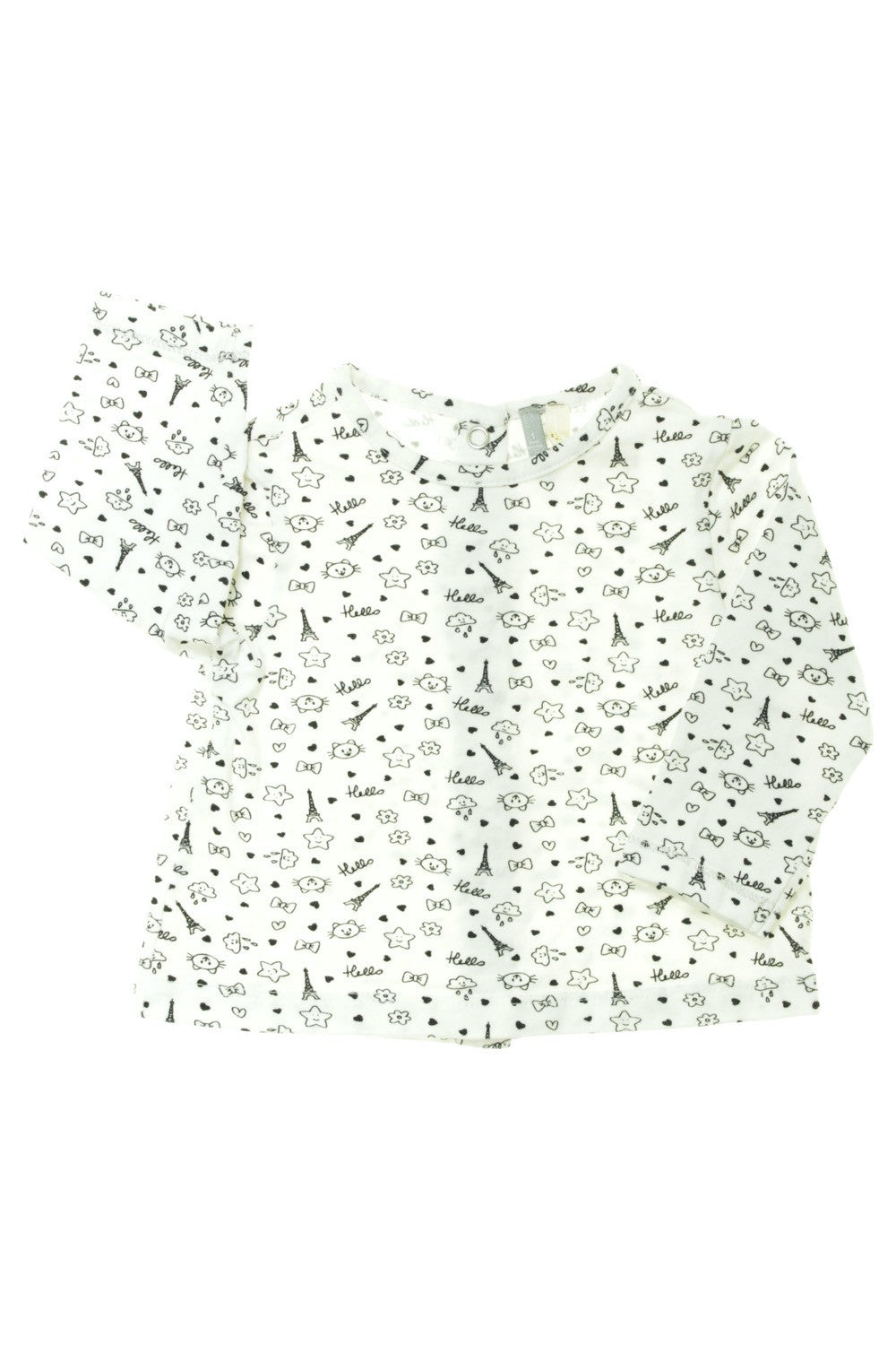 Tee-shirt manches longues "Tour Eiffel"