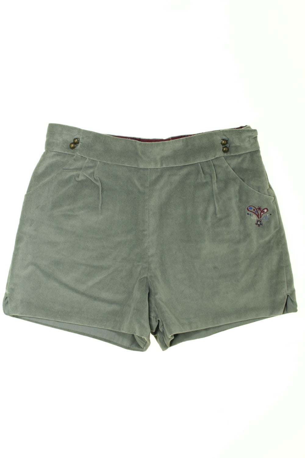 Short en velours ras