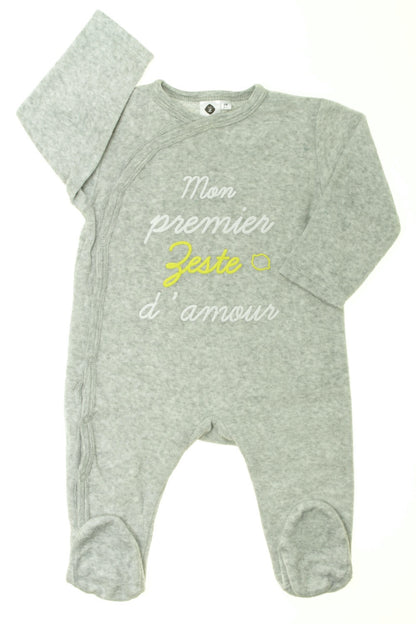 Pyjama/Dors-bien en velours &quot;Zeste d&