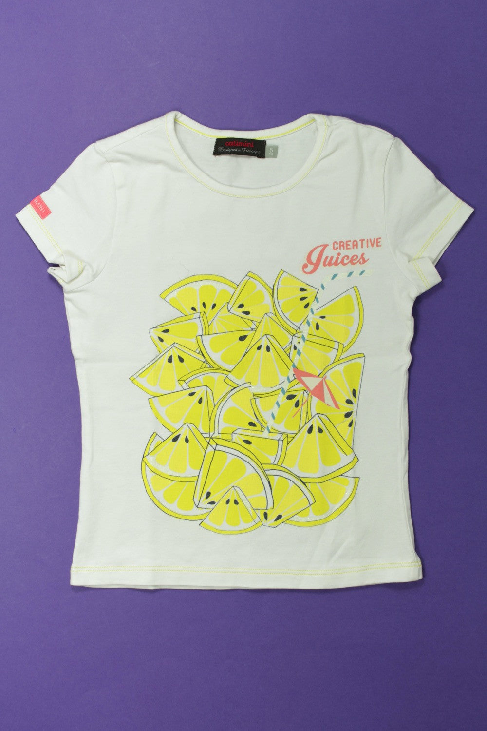 Tee-shirt manches courtes &quot;Citron&quot;