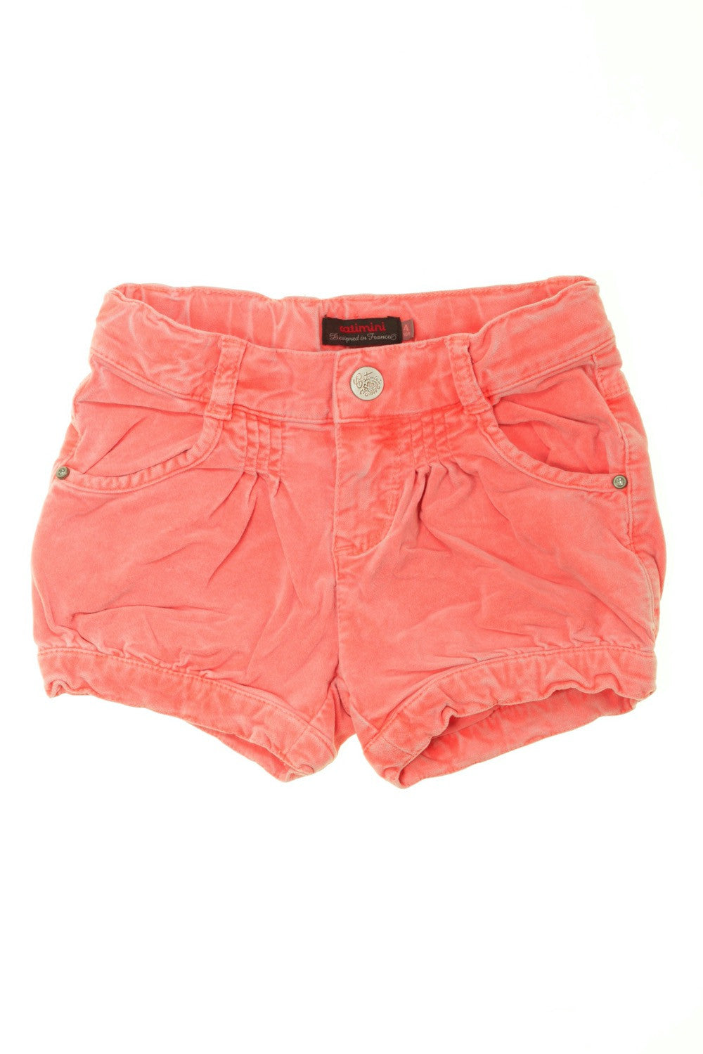 Short en velours ras