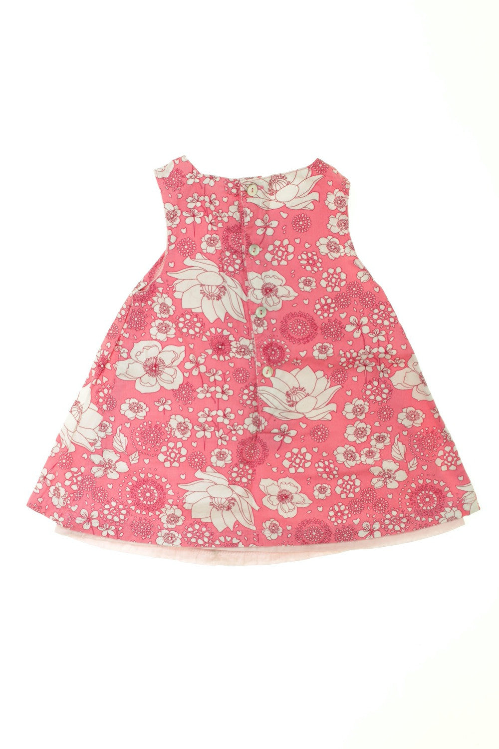 Robe, bloomer et fichu fleuris