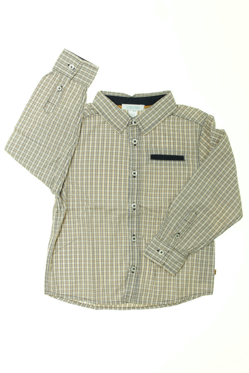 Chemise à petits carreaux