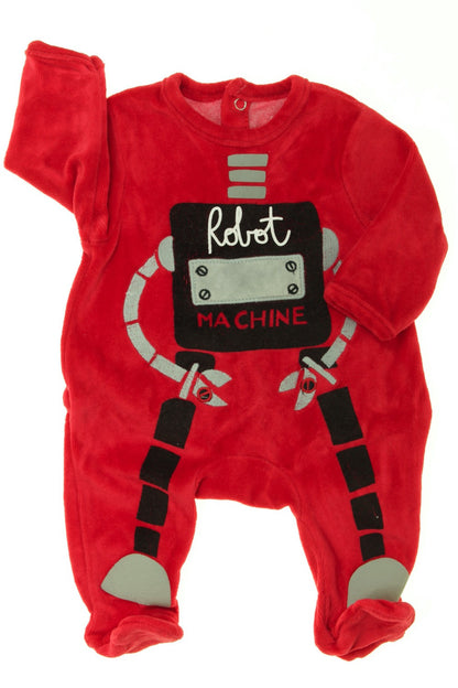 Pyjama/Dors-bien en velours &quot;Robot&quot;