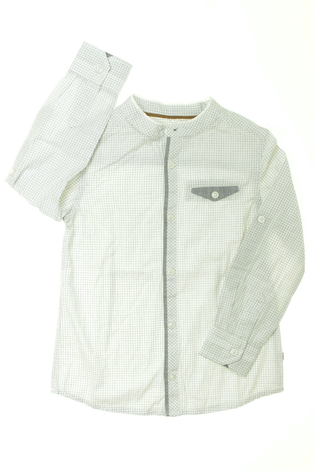 Chemise à petits carreaux