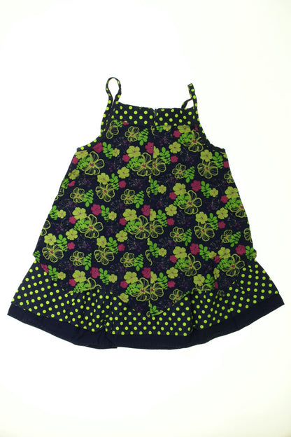 Robe &quot;Fleurs et pois&quot;