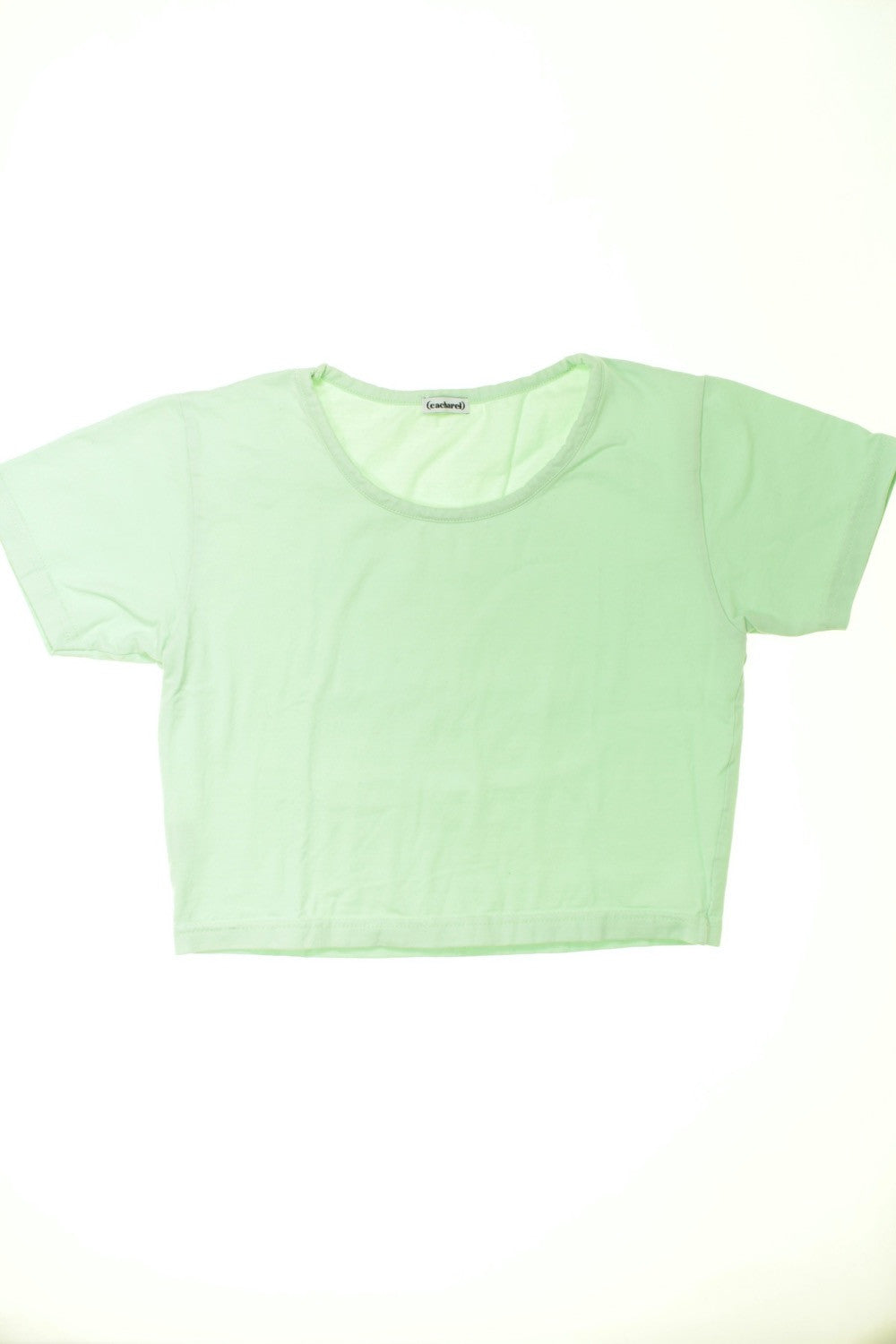 Tee-shirt manches courtes cropped