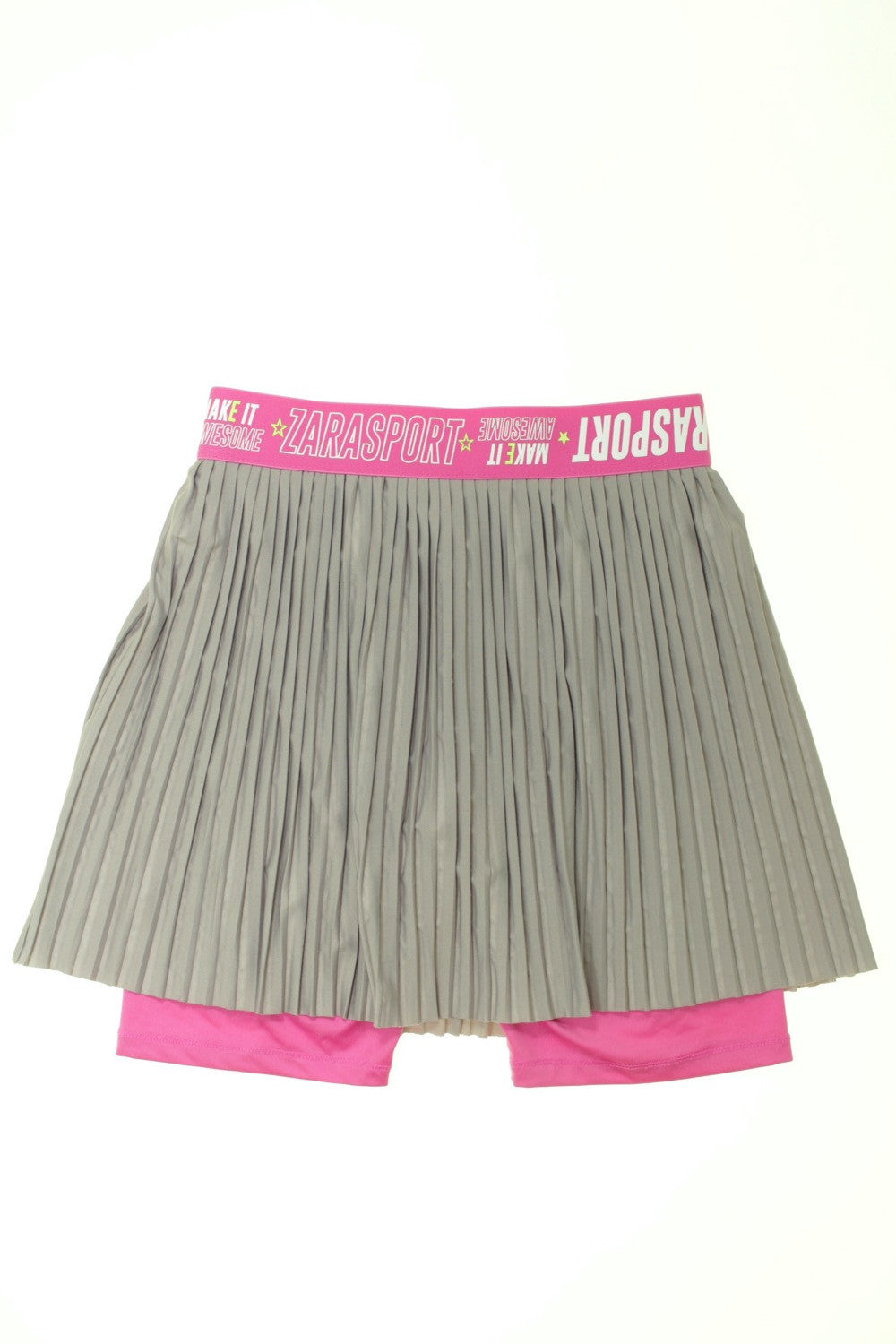 Jupe plissée short intégré