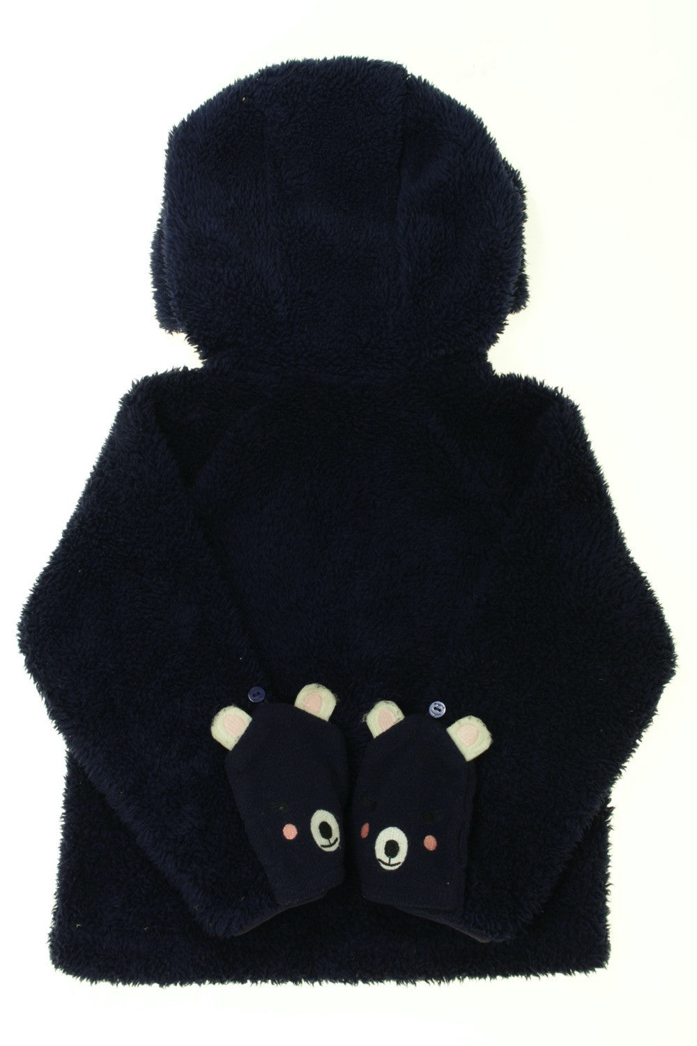 Sweat zippé en peluche