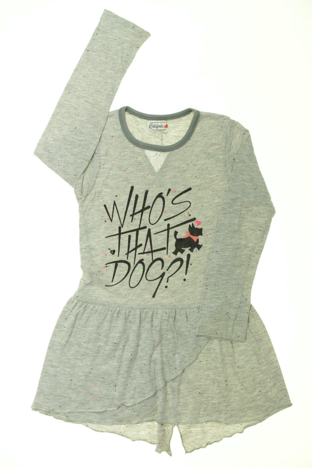 Robe manches longues &quot;Dog&quot;