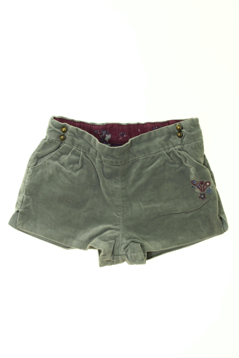 Short en velours ras