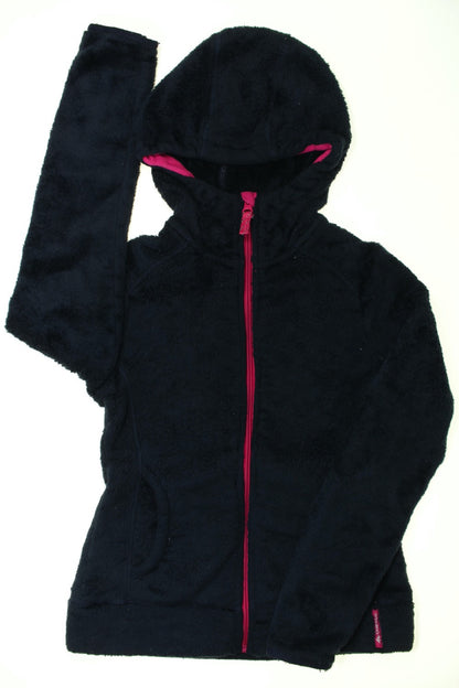 Sweat zippé en peluche