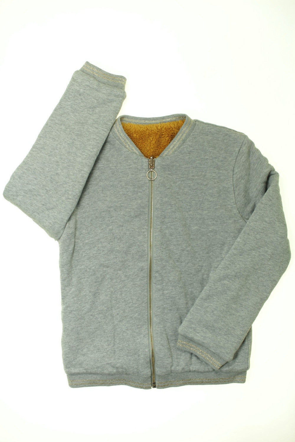 Sweat zippé doublé