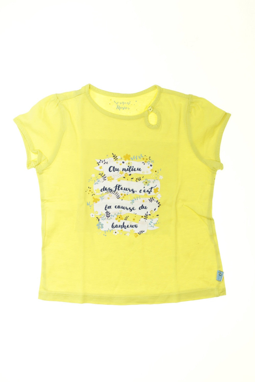 Tee-shirt manches courtes &quot;Fleurs&quot;