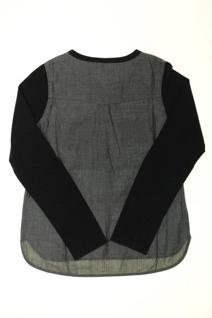 Blouse bi-matière