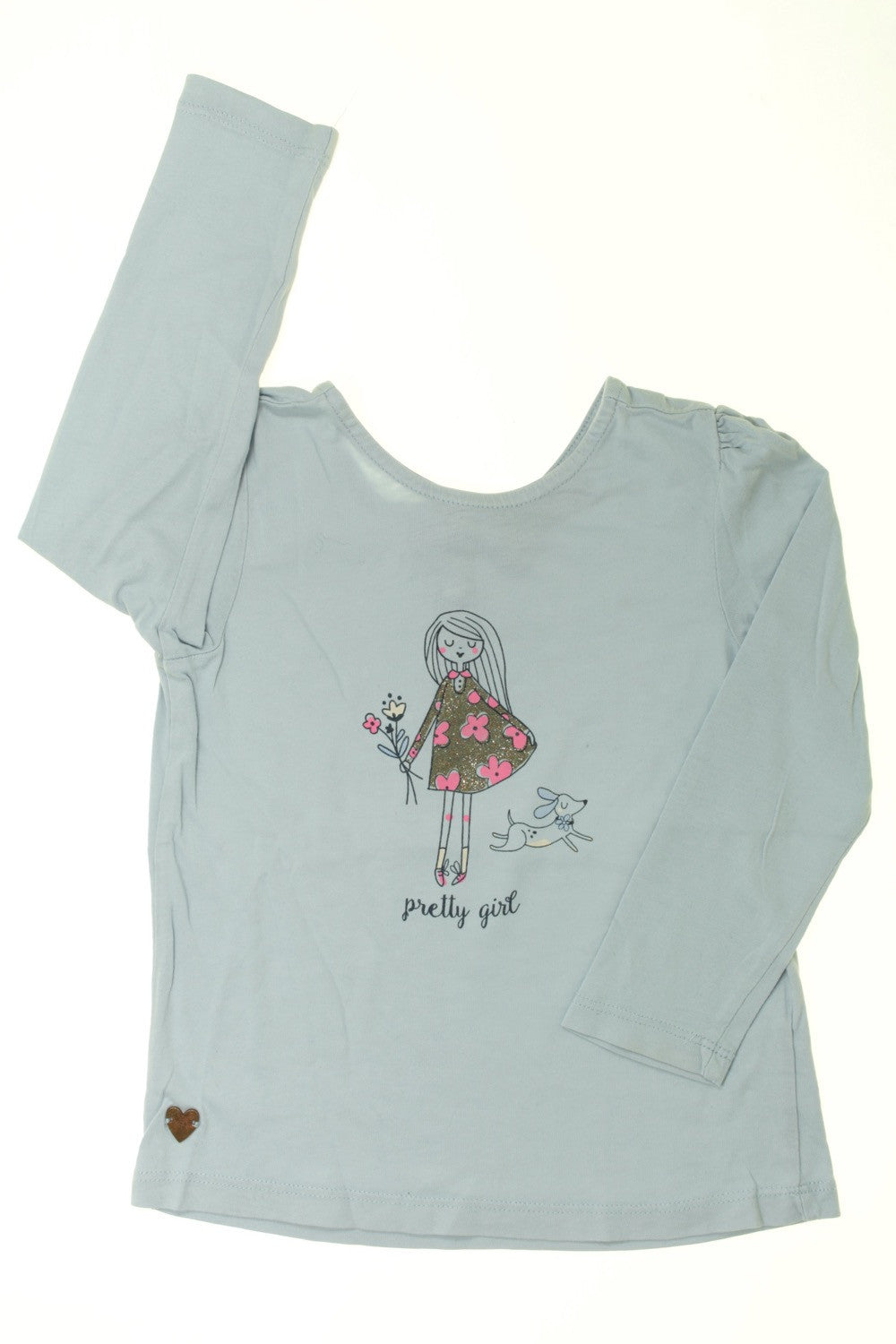 Tee-shirt manches longues &quot;Pretty girl&quot;