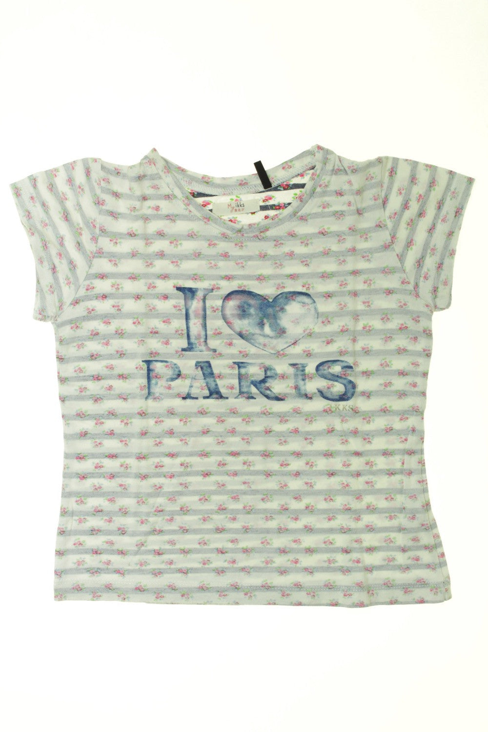 Tee-shirt manches courtes &quot;I love Paris&quot;