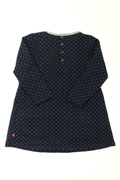 Robe manches longues à pois