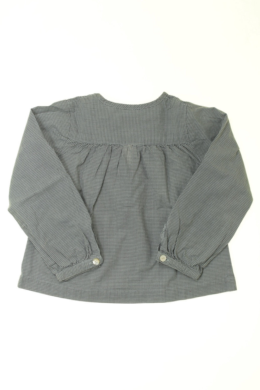 Blouse à petits carreaux