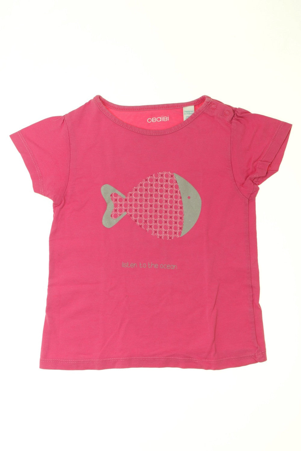 Tee-shirt manches courtes &quot;Poisson&quot;