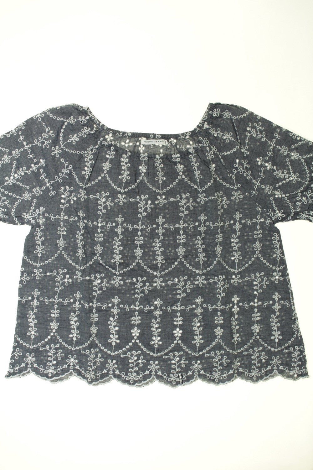 Blouse en broderie anglaise