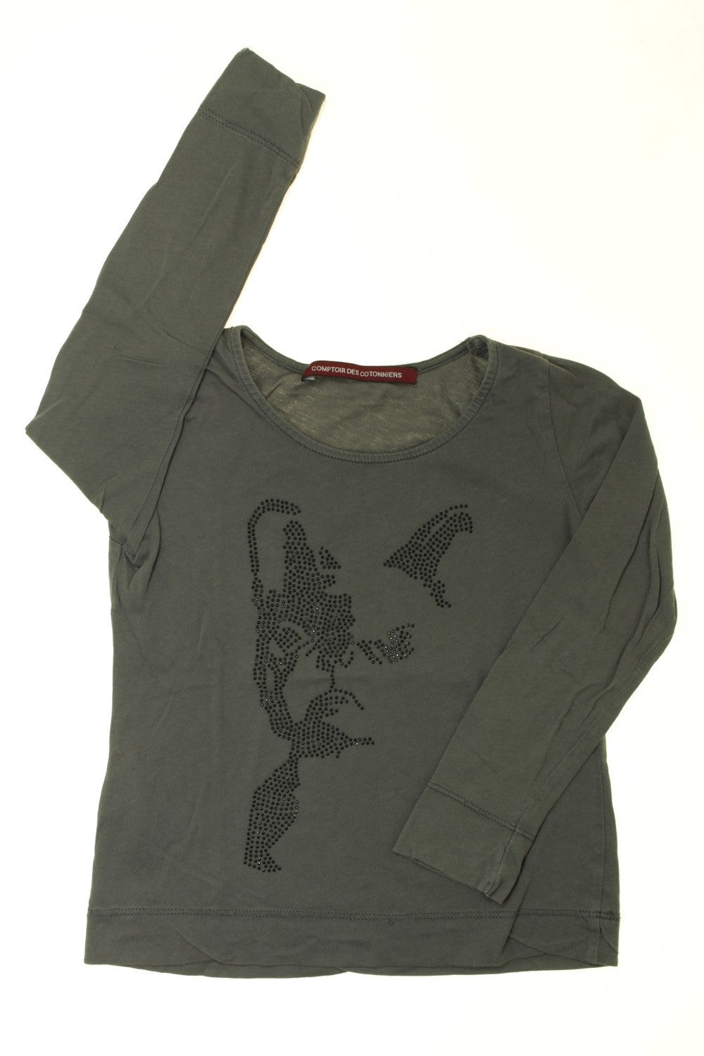 Tee-shirt manches longues &quot;Bouledogue&quot;