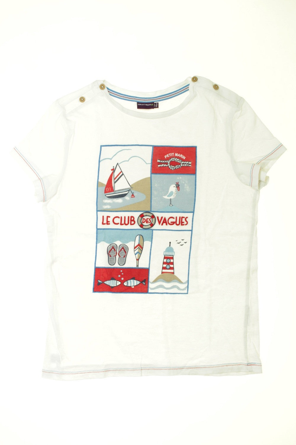 Tee-shirt manches courtes &quot;Club des vagues&quot;