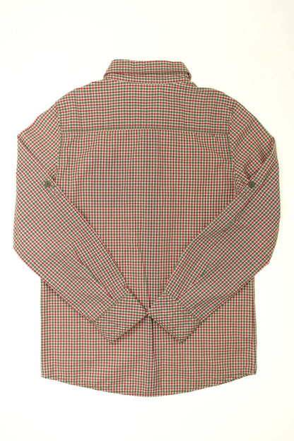 Chemise à petits carreaux