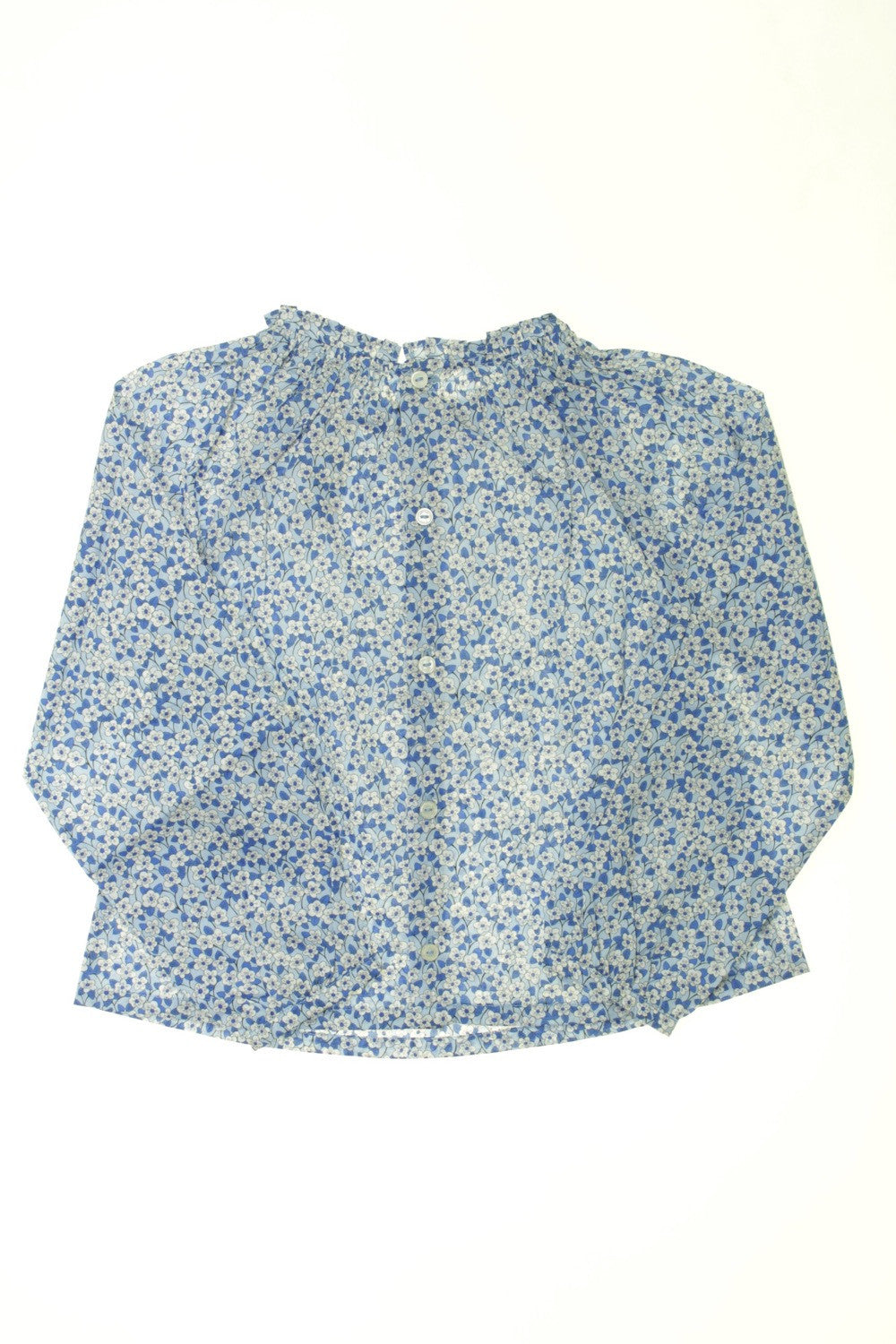 Blouse fleurie manches longues