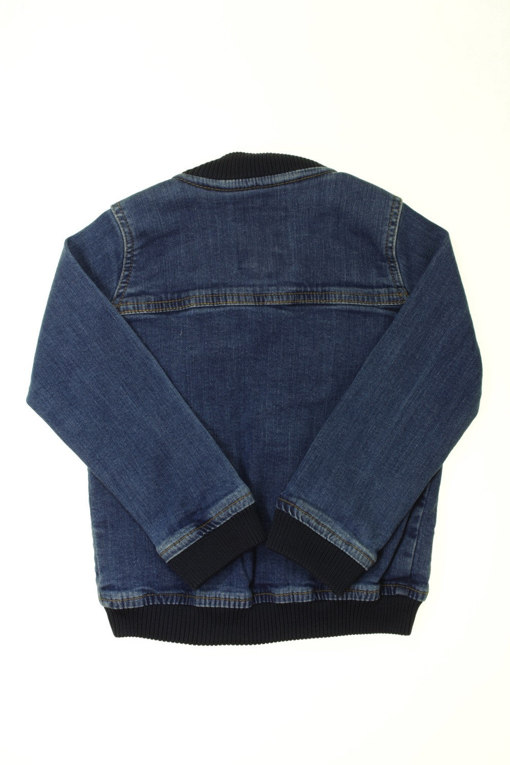 Veste en jean zippé