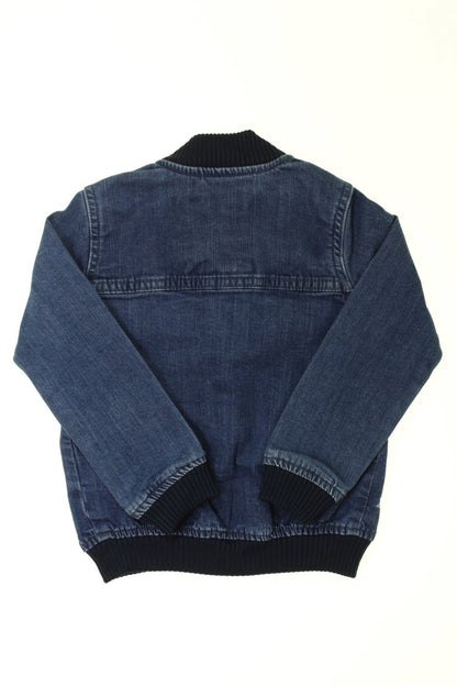 Veste en jean zippé