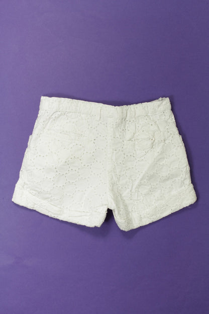 Short en broderie anglaise