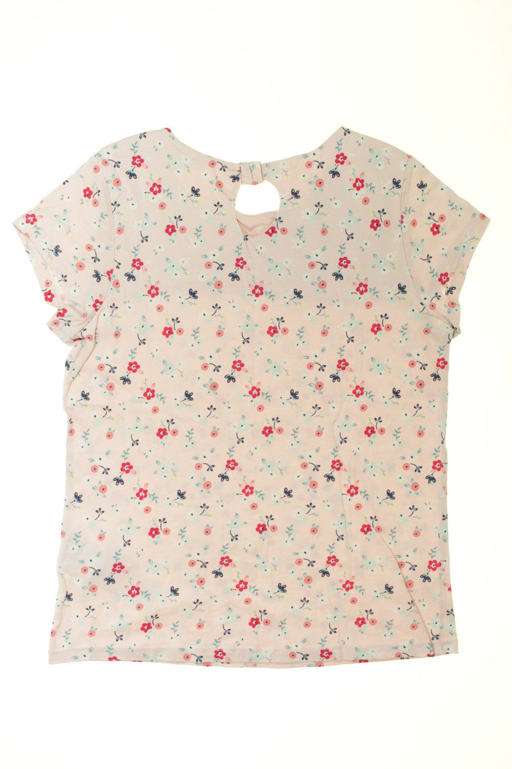 Tee-shirt manches courtes fleuri