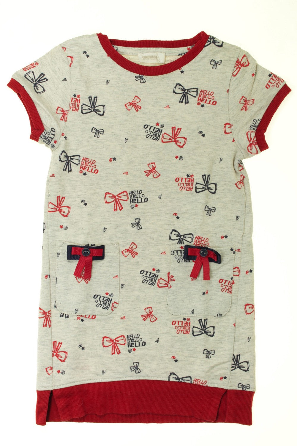 Robe manches courtes "Hello"