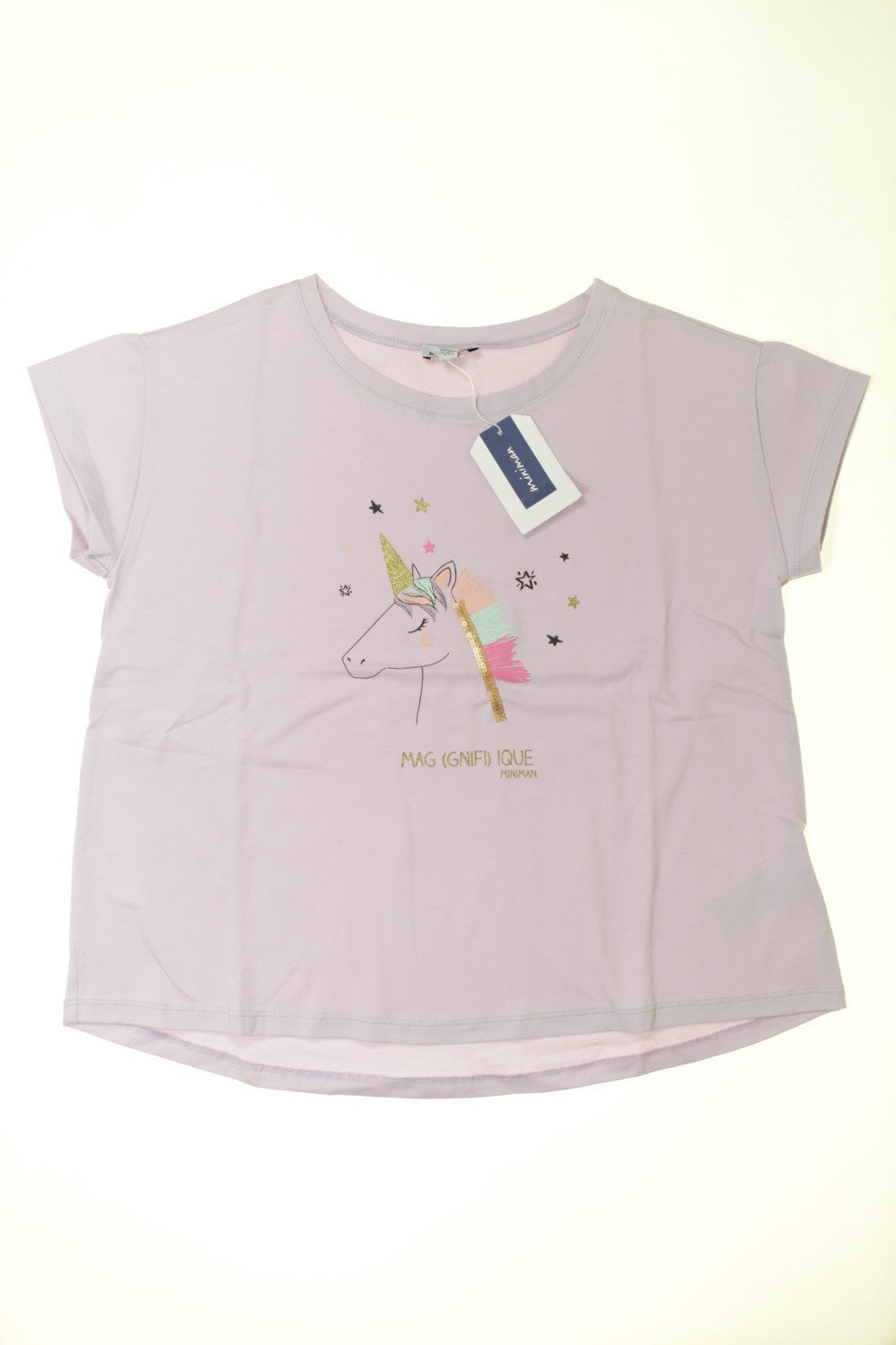 Tee-shirt manches courtes &quot;Licorne &quot; - NEUF