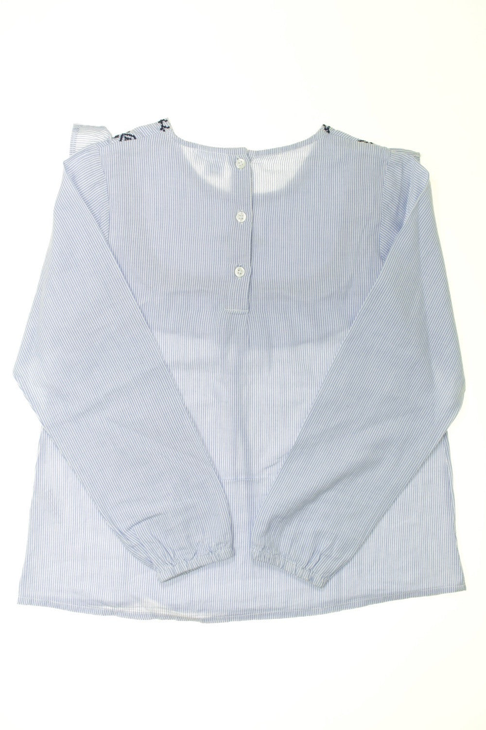 Blouse à fines rayures