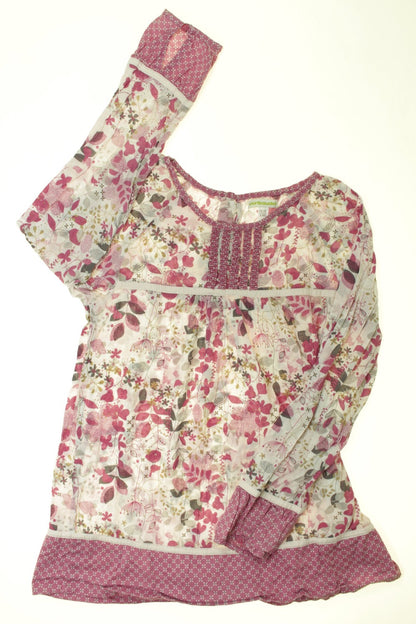 Blouse manches longues fleurie