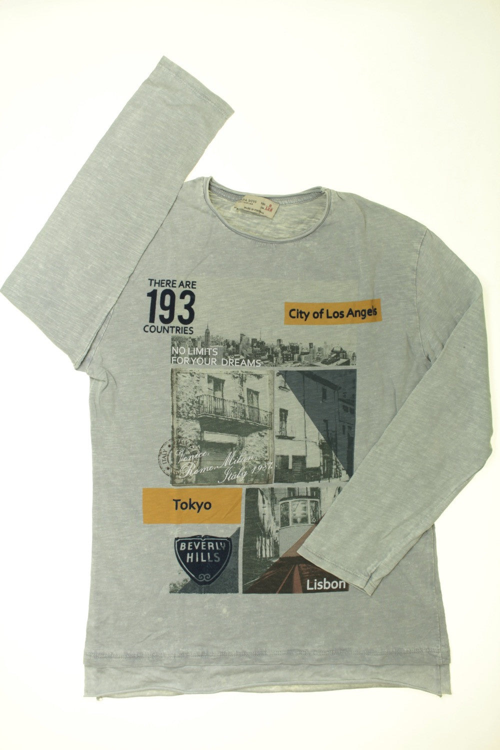 Tee-shirt manches longues &quot;193 countries&quot;