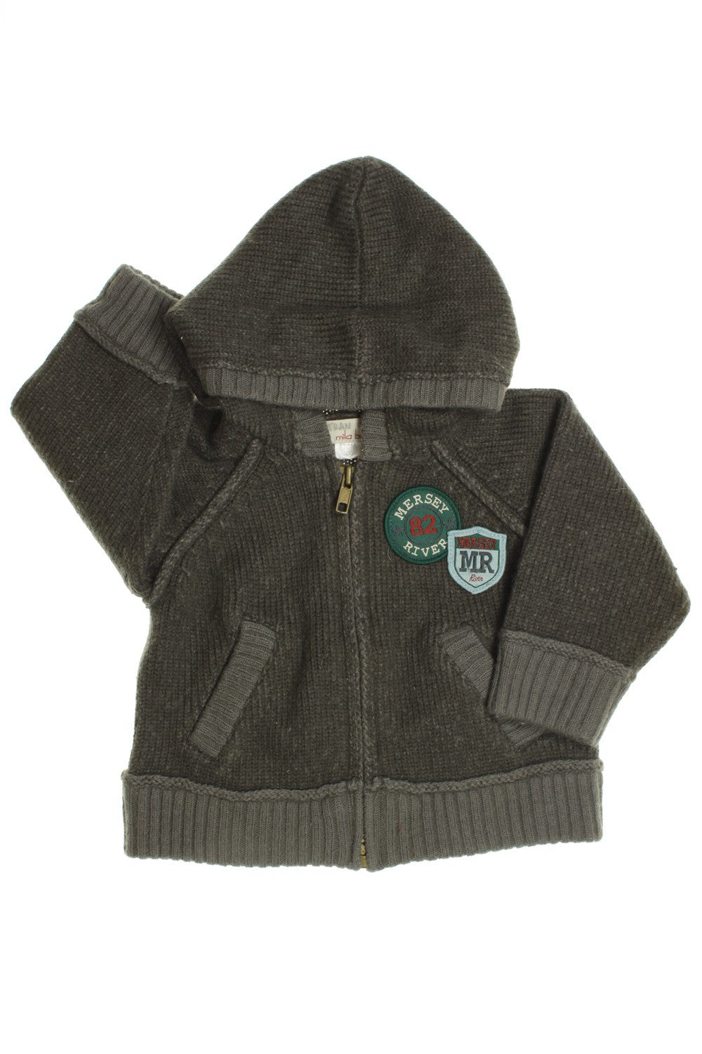 Gilet zippé à capuche