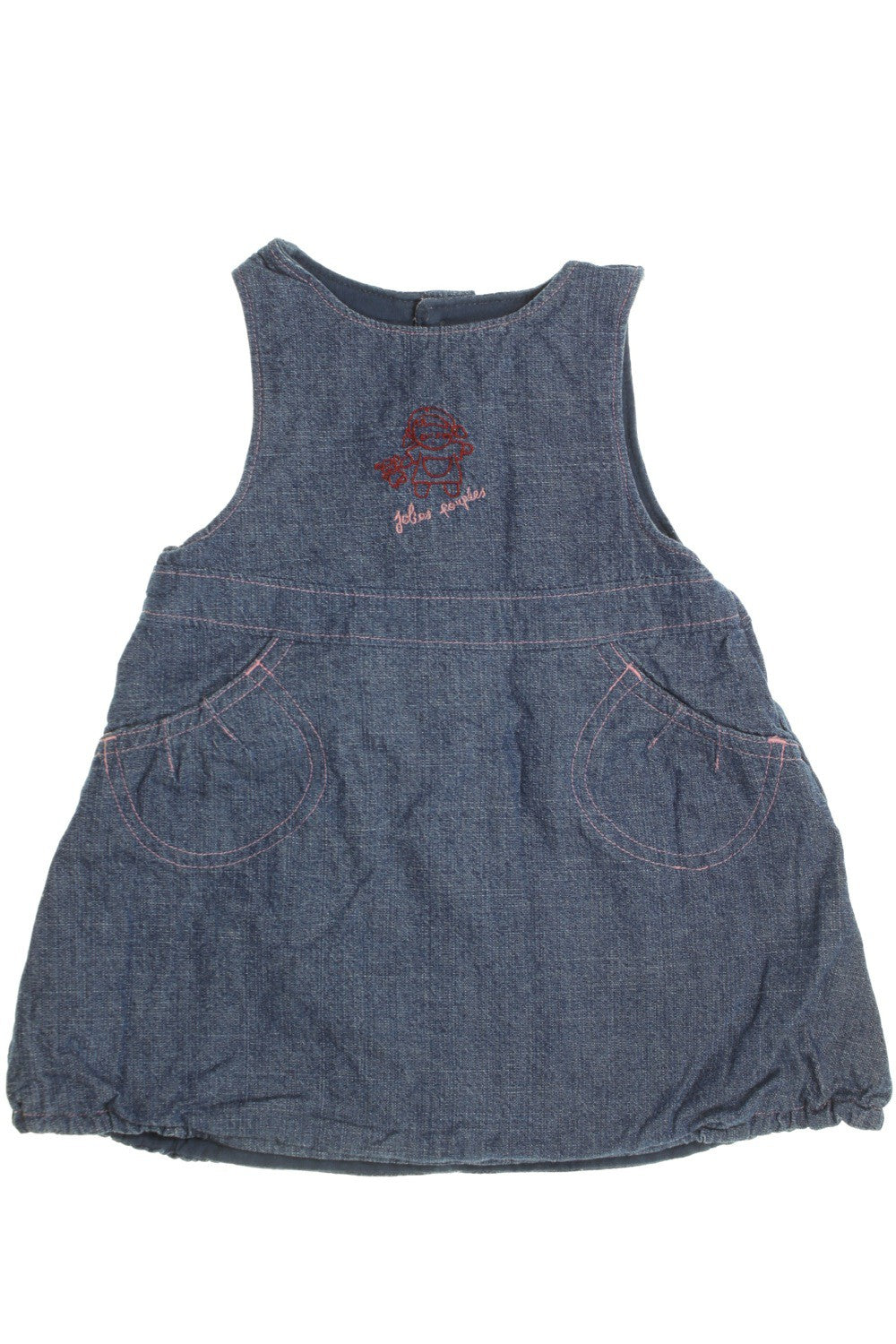 Robe chasuble en jean