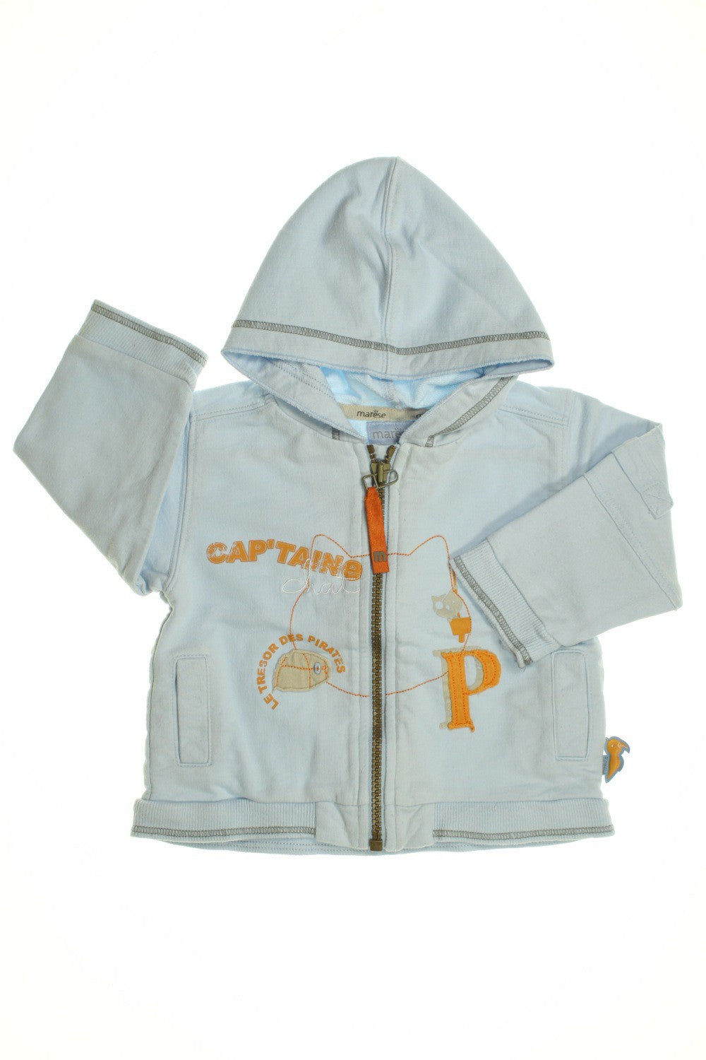 Sweat zippé à capuche