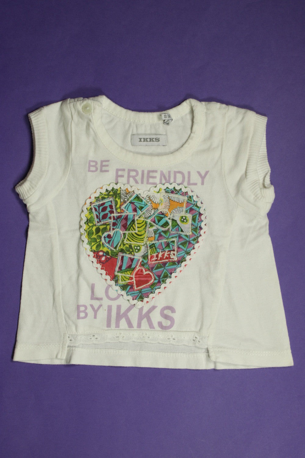 Tee-shirt manches courtes &quot;Be friendly&quot;