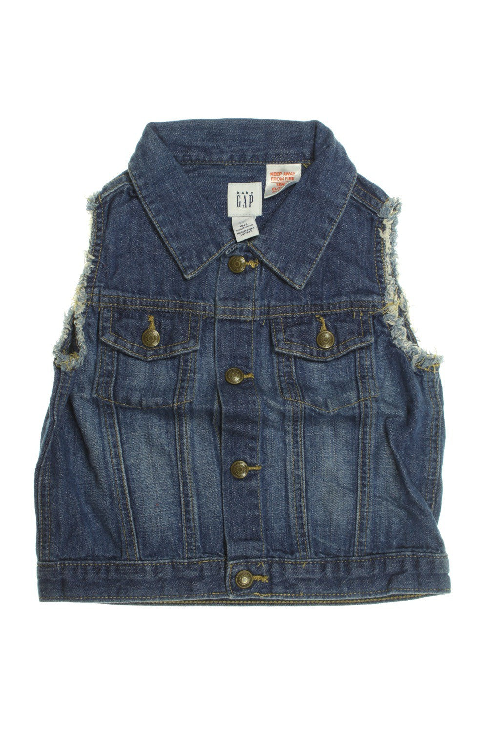 Veste en jean sans manches