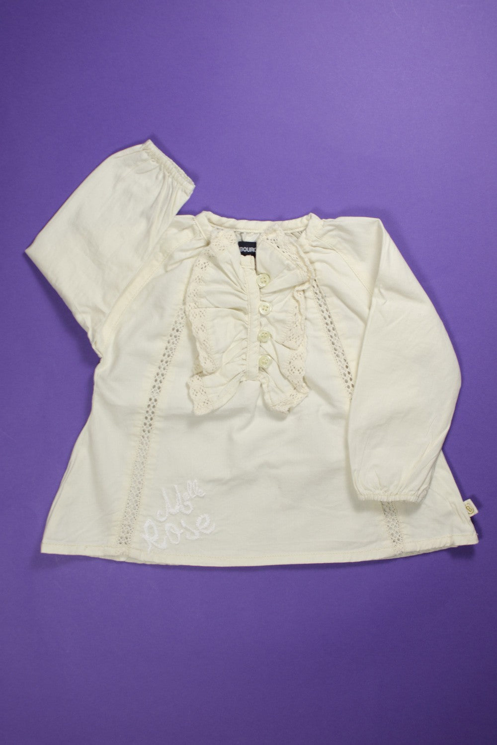 Blouse à jabot