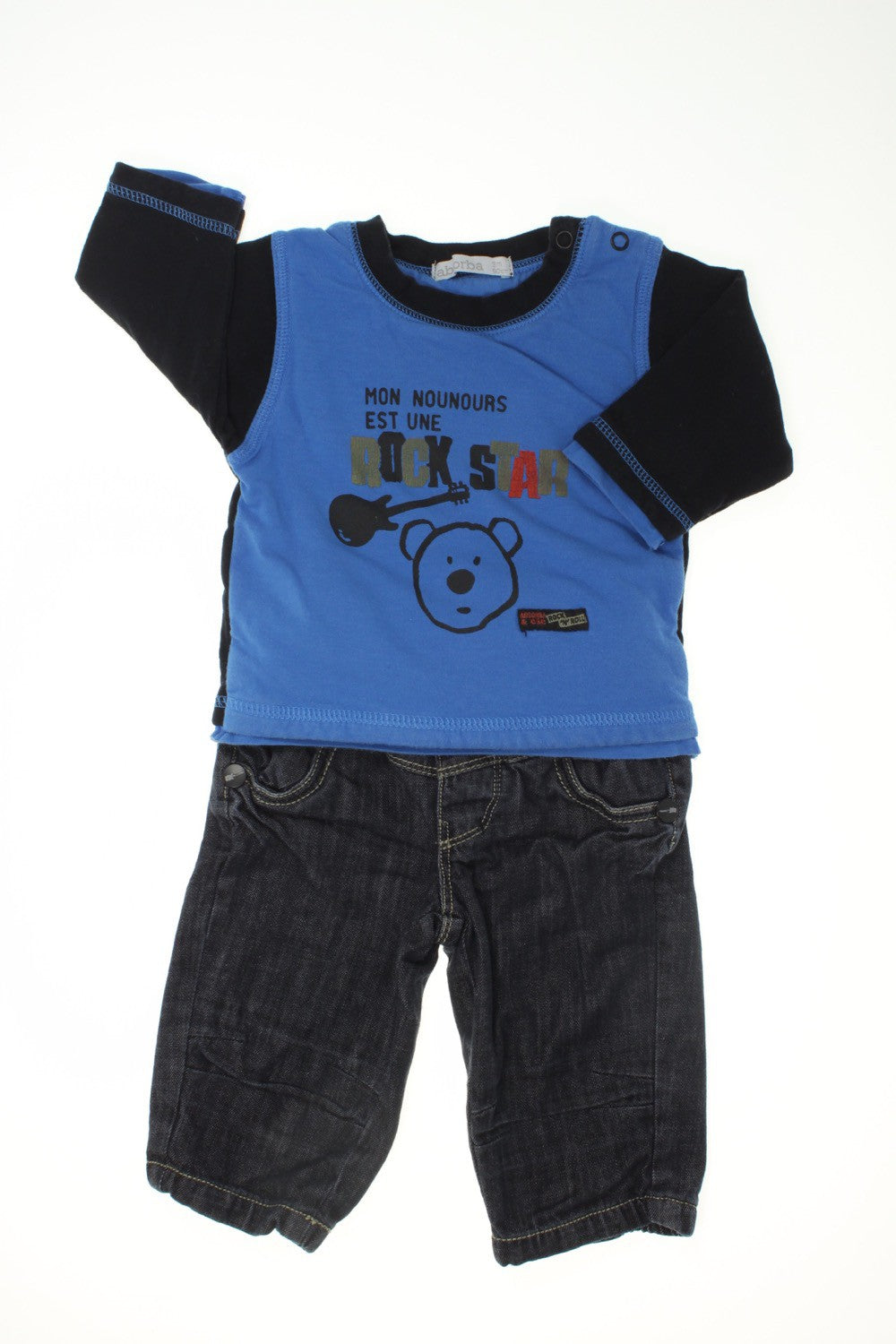 Ensemble doublé jean et tee-shirt