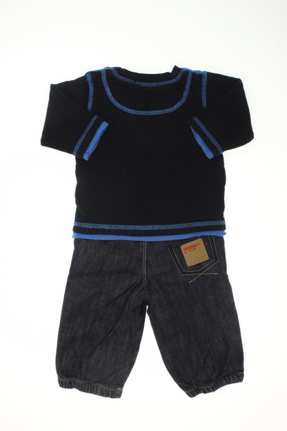 Ensemble doublé jean et tee-shirt