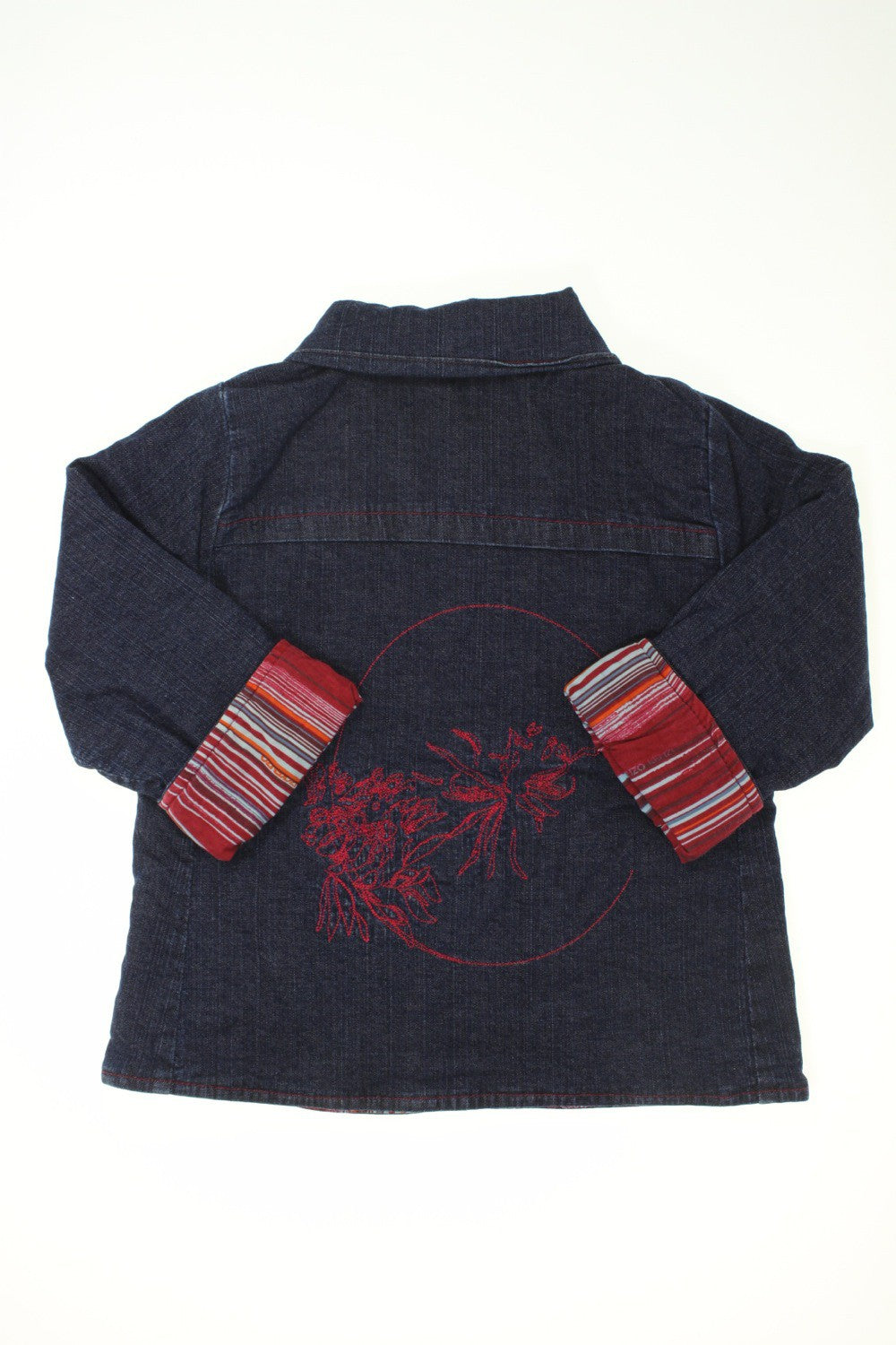 Veste en jean molletonnée