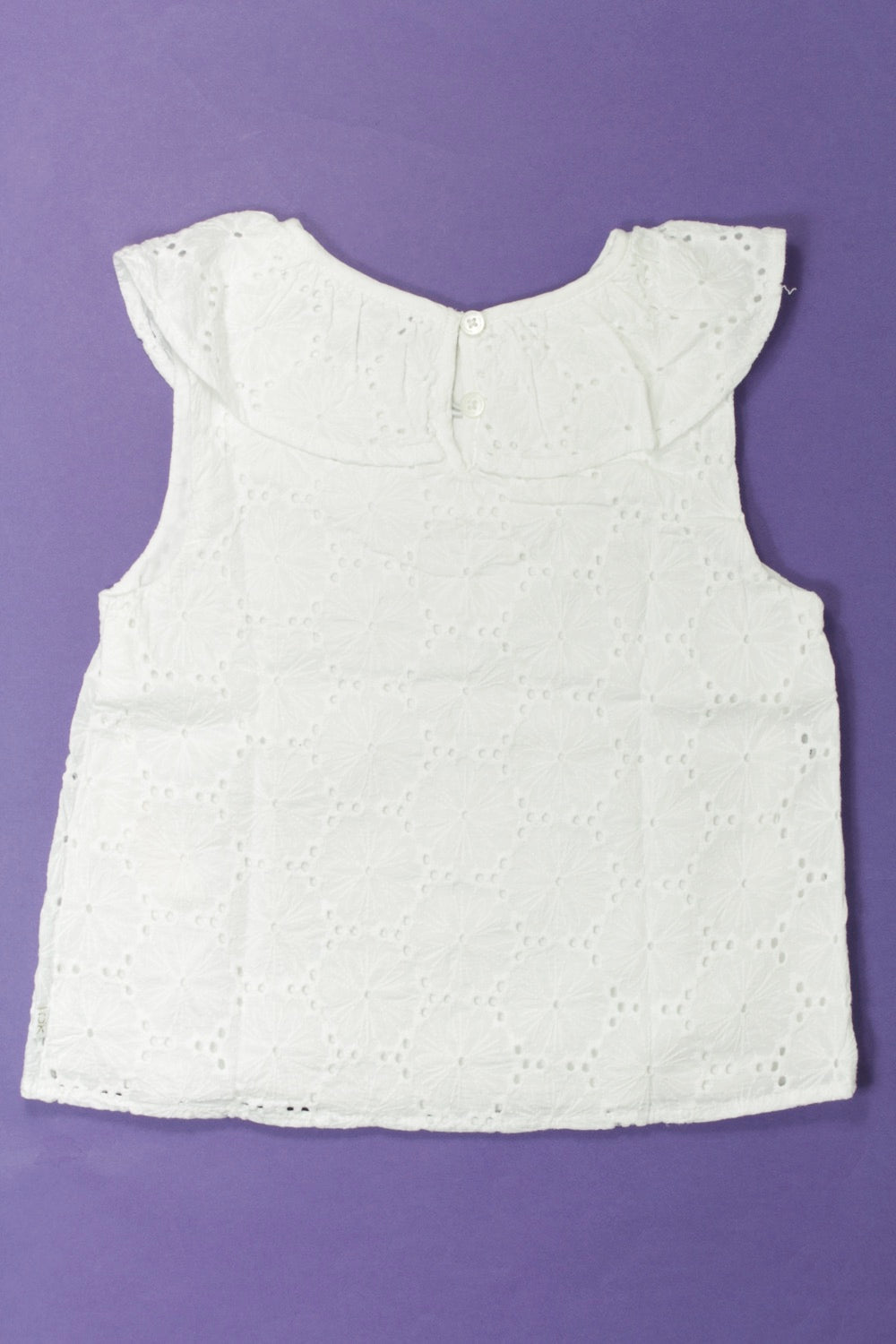 Blouse en broderie anglaise