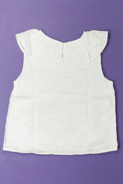 Blouse en broderie anglaise