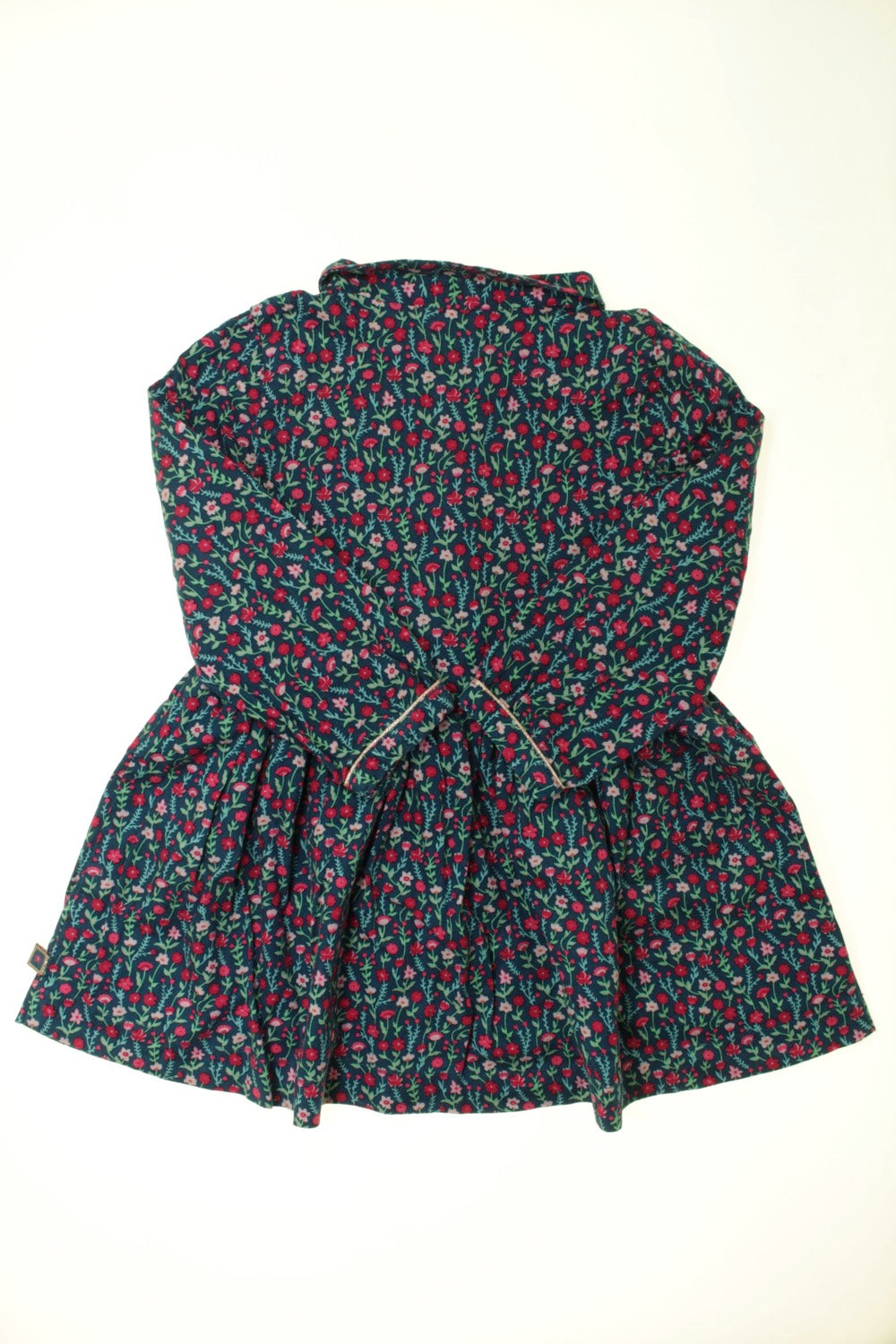 Robe manches longues fleurie